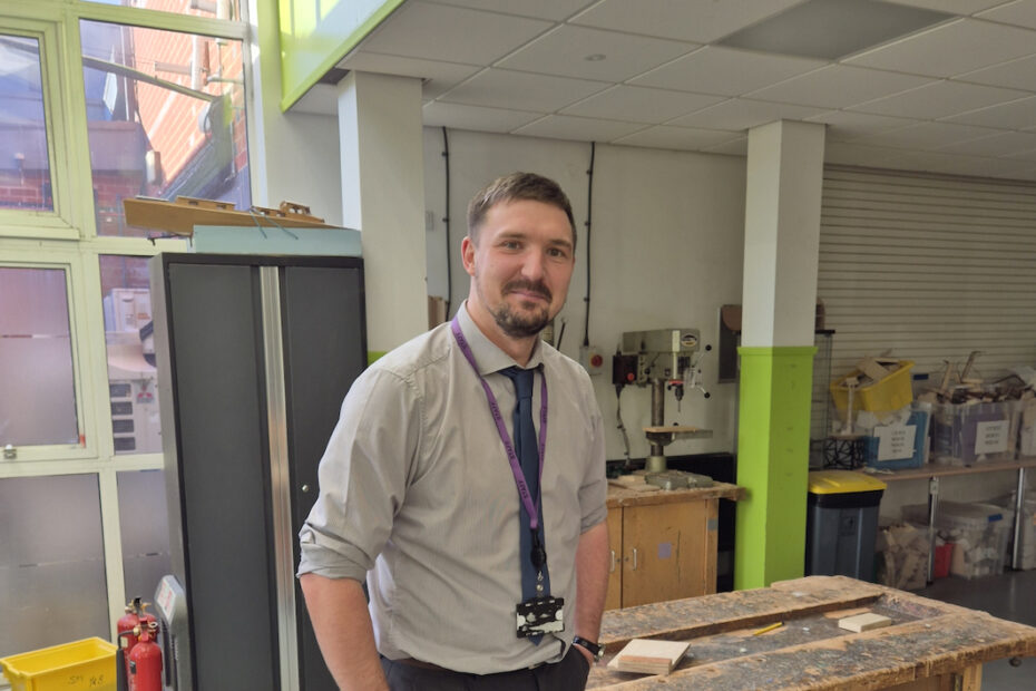 Damian, trainee teacher